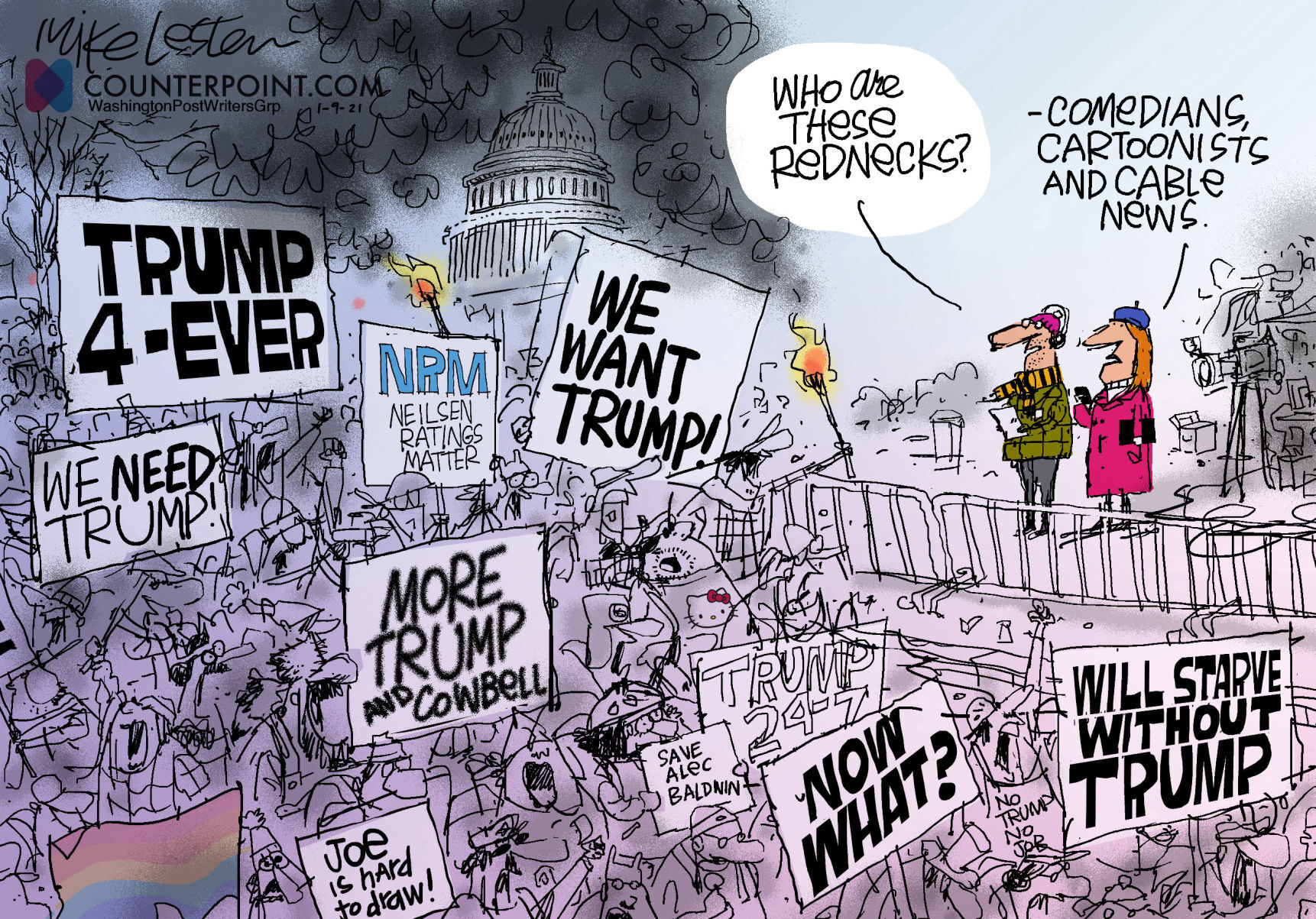 Mike Lester cartoon